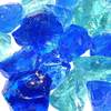 Hiland 50-100mm Landscape Recycled Glass in Bahama Blend LR50-GLASS-BB